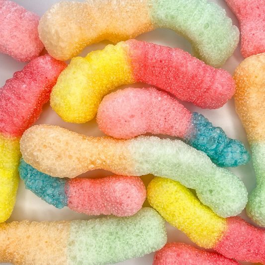 Freeze Dried Sour Worms 30g