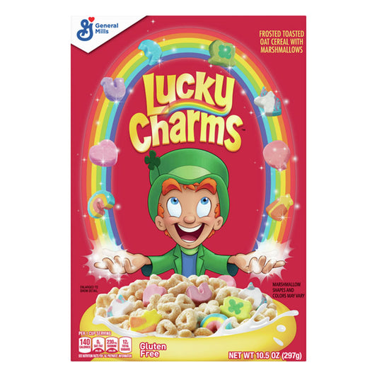 Lucky Charms With Marshmallows Cereal 297g Sugar Party