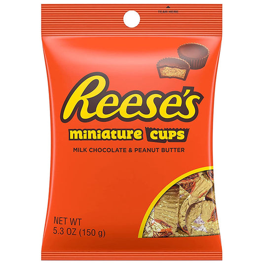 Reese's Peanut Butter Cups Miniatures Milk Chocolate 150g Sugar Party