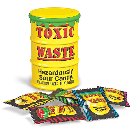 Toxic Waste Sour Candy Drum Sugar Party