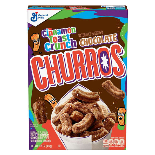 Cereal Cinnamon Toast Crunch Chocolate Churros 337g Sugar Party