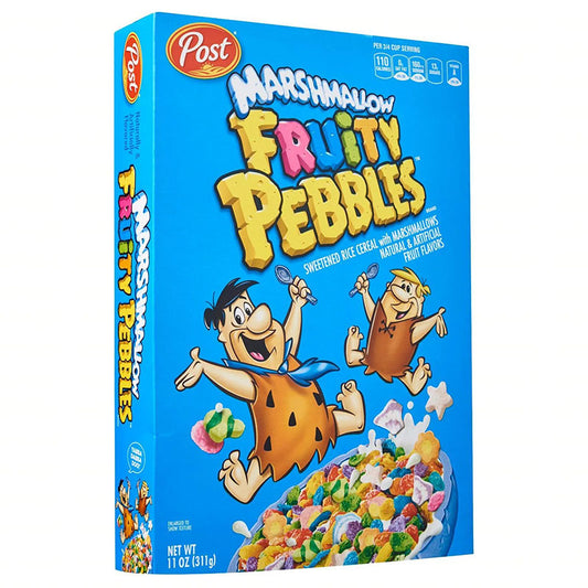 Fruity Pebbles Marshmallow Cereal 311g Sugar Party