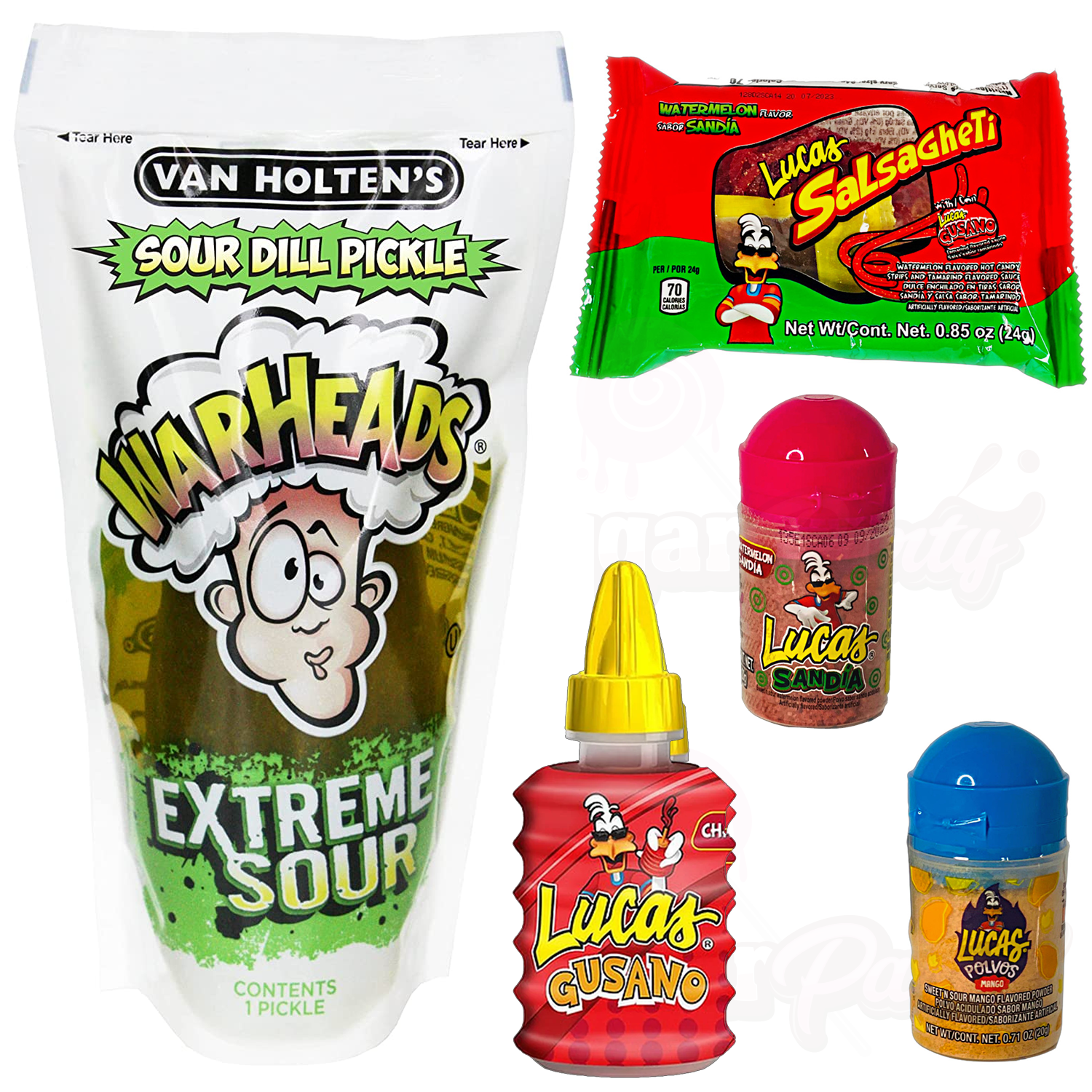Warheads Extreme Sour Pickle Kit