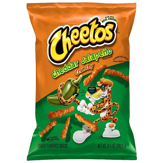 Cheetos Jalapeno Cheddar Crunchy 226g Sugar Party