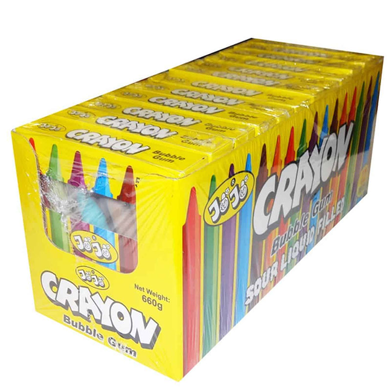 Crayon Bubblegum Sour filled Sugar Party