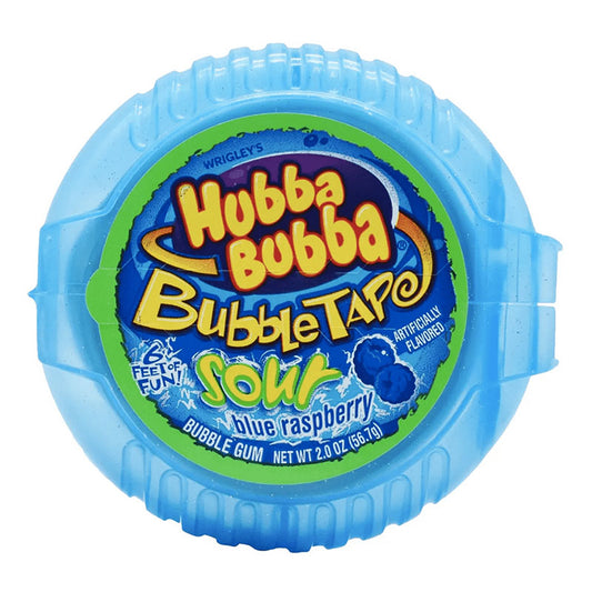 Hubba Bubba Bubble Tape - Sour Blue Raspberry Sugar Party