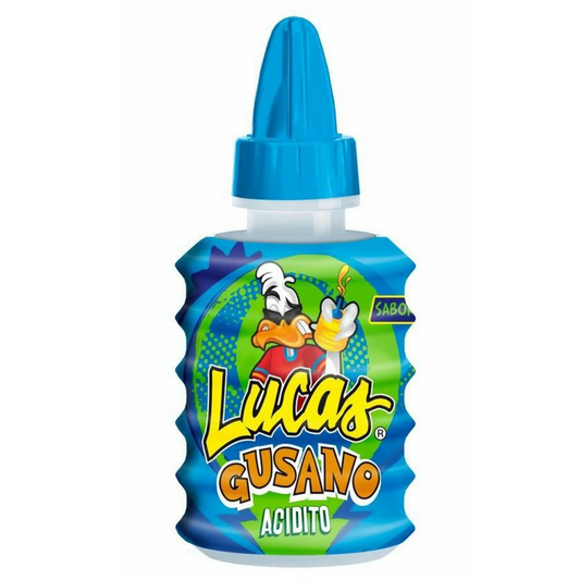 Lucas Gusano Liquid Sour Green Apple Candy