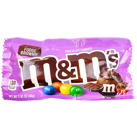 M&M's Chocolate Fudge Brownie Treats 40g Sugar Party