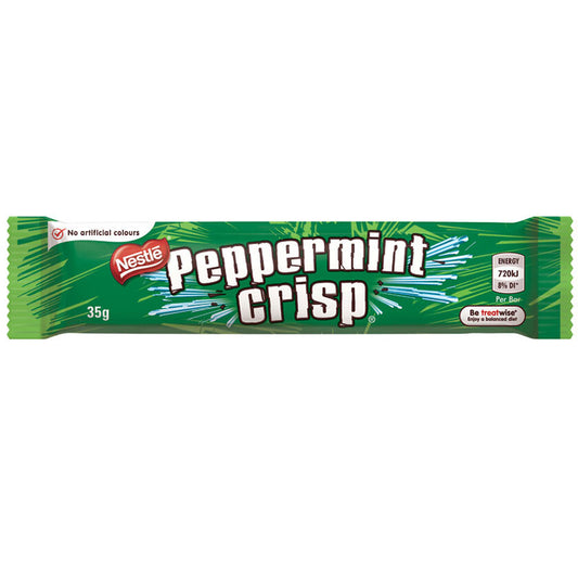 Nestle Peppermint Crisp Chocolate Bar 35g Sugar Party