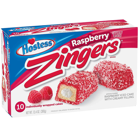 Hostess Zingers Raspberry Cakes