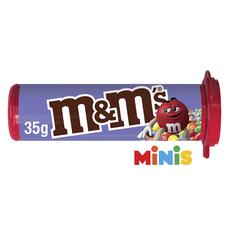 M&M's Minis Milk Chocolate Treats Tube 35g Sugar Party